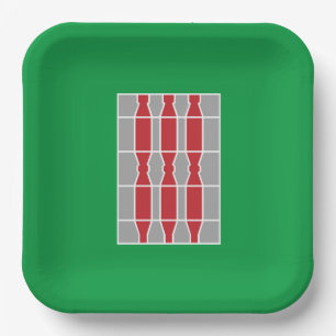 Plato De Papel Bandera de Umbría (Italia)