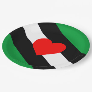 Plato De Papel Bandera del Orgullo Leather Boi