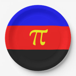 Plato De Papel Bandera del Orgullo Polímaro