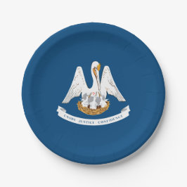 Plato De Papel Bandera luisianiana, Bandera de Luisiana