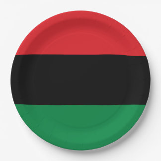 Plato De Papel Bandera panafricana