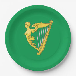 Plato De Papel Bandera republicana irlandesa