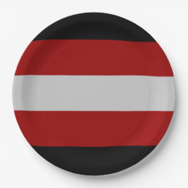 Plato De Papel Bandera Satánica (Satanismo)