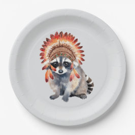 Plato De Papel Bandido Tribal