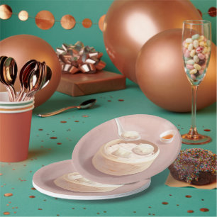 Plato De Papel Bao Baby - Tea Time Bao Buddies