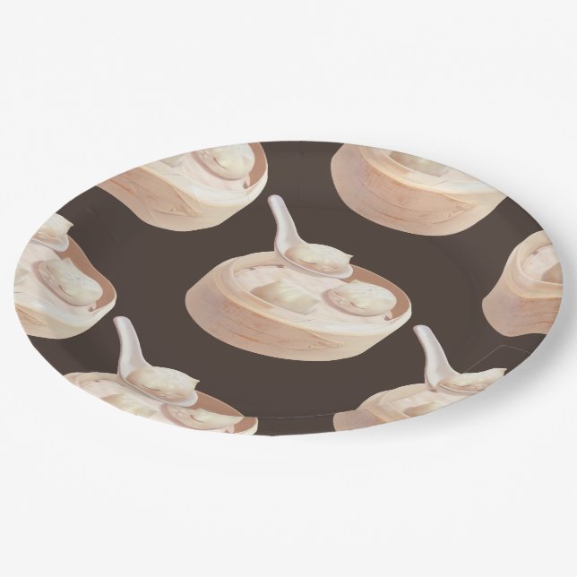 Plato De Papel Bao Baby - Tea Time Bao Buddies (Angular)
