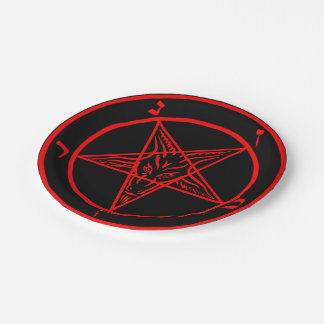Plato De Papel Baphomet