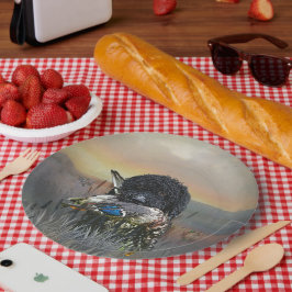 Plato De Papel Barbet , Perro de Agua Francés