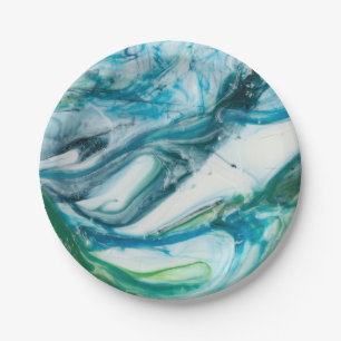 Plato De Papel Barrido de marea II