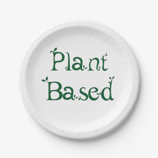 Plato De Papel Basado en planta (Anverso)