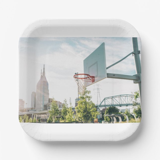 Plato De Papel Basketball 113 (Anverso)