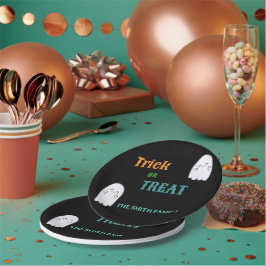 Plato De Papel Bastante fantasma o trata Halloween