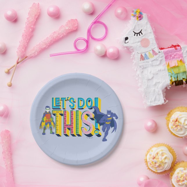 Plato De Papel Batman | Hagamos esto (Fiesta)