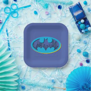 Plato De Papel Batman   Símbolo de la ciudad de Gotham