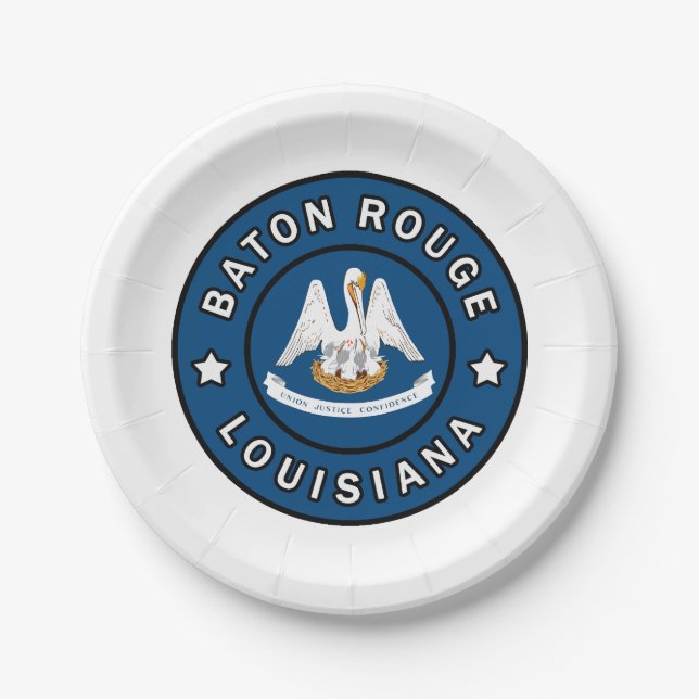 Plato De Papel Baton Rouge Louisiana (Anverso)
