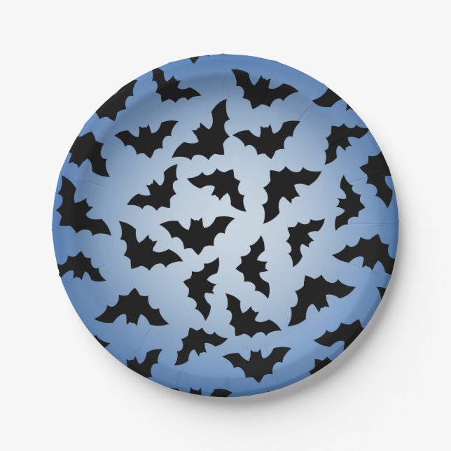 Plato De Papel Bats (Anverso)