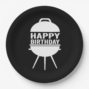 Plato De Papel Bbq Chillin y placas de Grillin
