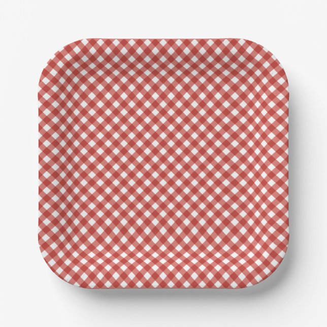 Plato De Papel BBQ Parejas Rústicas Baby Shower Baby Q (Anverso)