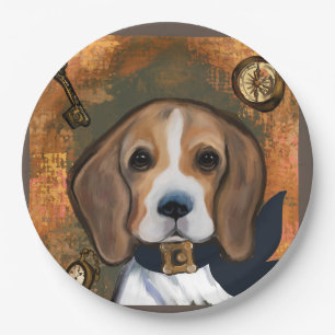 Plato De Papel Beagle