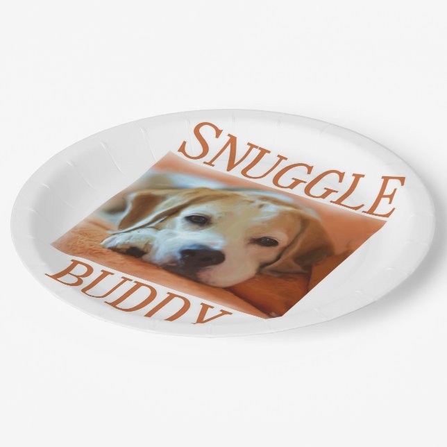 Plato De Papel beagle snuggle (Angular)