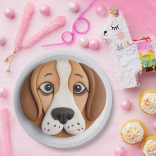 Plato De Papel Beagle, una deliciosa galleta inspirada