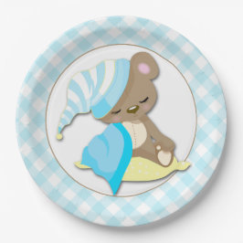Plato De Papel Bear Bear Boy