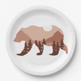 Plato De Papel Bear Mountain