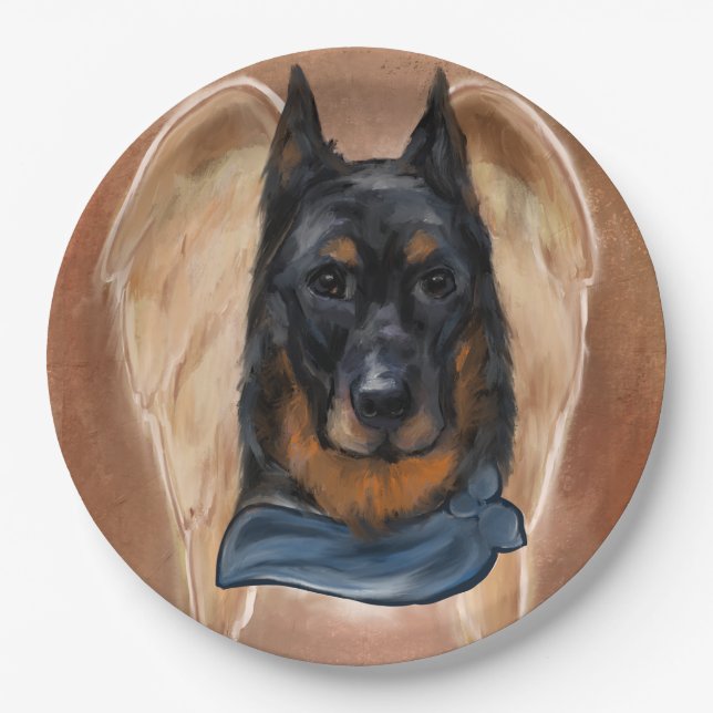 Plato De Papel Beauceron (Anverso)