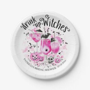 Plato De Papel Beban las brujas Bridal Shower de Halloween