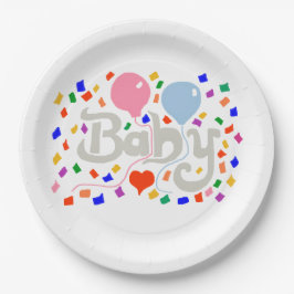 Plato De Papel Bebé