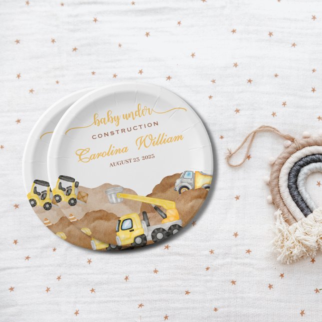 Plato De Papel Bebé acuático en construcción (Subido por el creador)