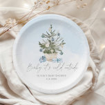 Plato De Papel Bebé azul de invierno, frío afuera<br><div class="desc">Bebé de invierno azul su frío fuera Placas de papel Los artículos de juego están disponibles.</div>