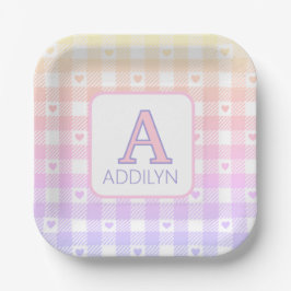 Plato De Papel Bebé lindo