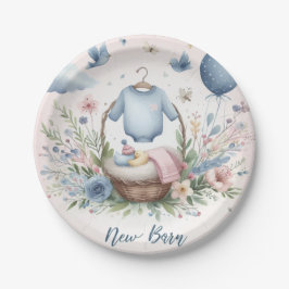 Plato De Papel Bebé recién nacido