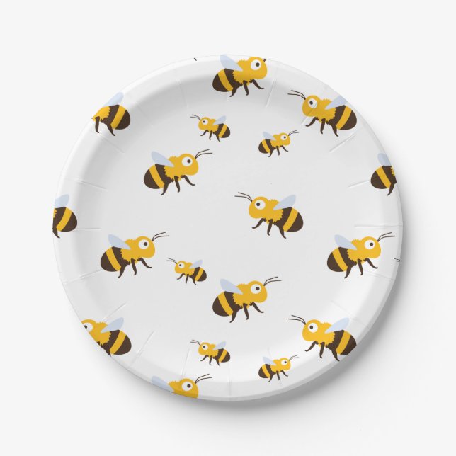 Plato De Papel Bee (Anverso)