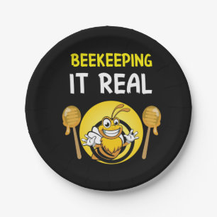 Plato De Papel Beekeeper Art BeeKeeping It Real