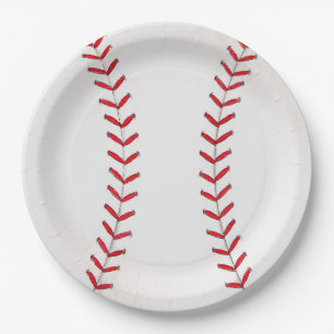 Plato De Papel Béisbol