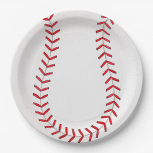 Plato De Papel Béisbol
