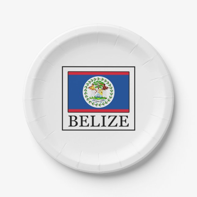 Plato De Papel Belice (Anverso)