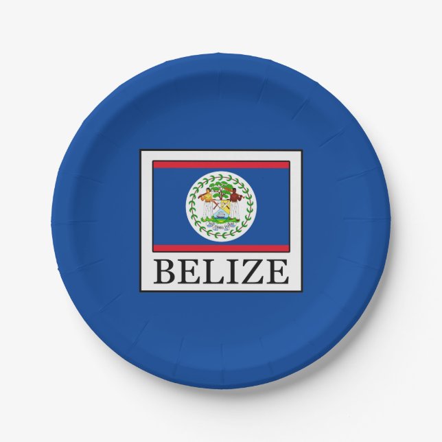 Plato De Papel Belice (Anverso)