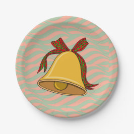 Plato De Papel Bell y Bow