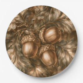 Plato De Papel Bellotas