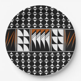 Plato De Papel Bendiciones de la pluma del suroeste