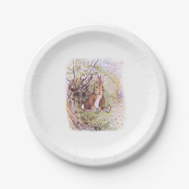 Plato De Papel Benjamin Bunny (por Beatrix Potter) (Anverso)