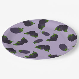 Plato De Papel Berenjena