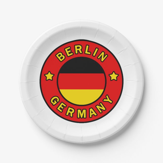 Plato De Papel Berlín Alemania (Anverso)