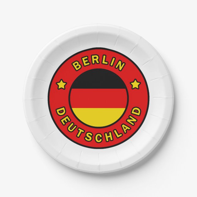 Plato De Papel Berlín Deutschland (Anverso)