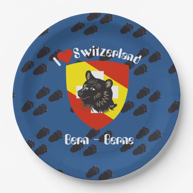 Plato De Papel Bern - Berne - Berna Papierteller (Anverso)