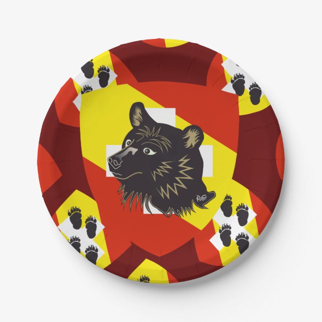 Plato De Papel Bern – Berne – Berna Papierteller (Anverso)