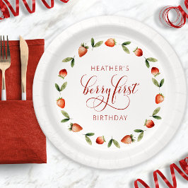 Plato De Papel Berry First